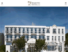 Tablet Screenshot of majestic-hotel.ie